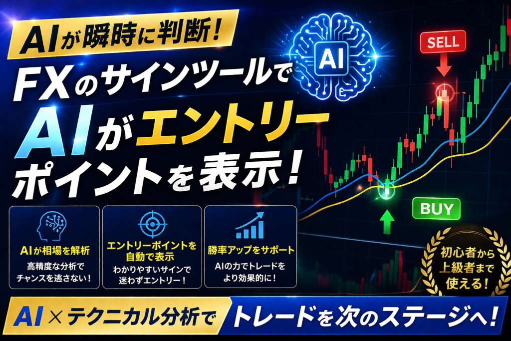 【FX裁量トレード】ゴールドで上手く利益を取れるサインツール